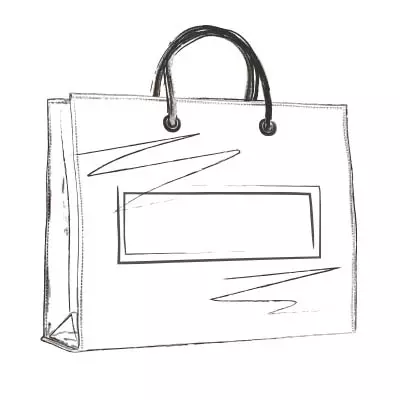 Articoli personalizzati esempio di una borsa