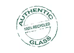authentic bicchieri caraffe in vetro riciclato 