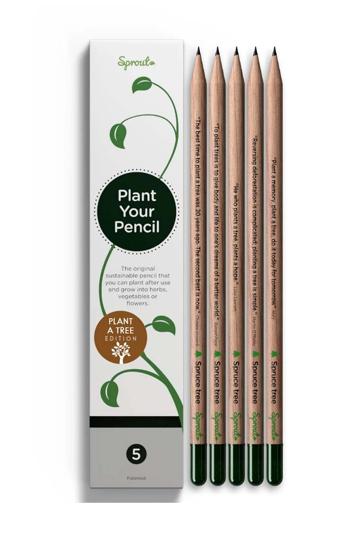 matite sprout personalizzate con confezione