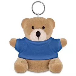 portachiavi peluche a forma di orsacchiotto con anello