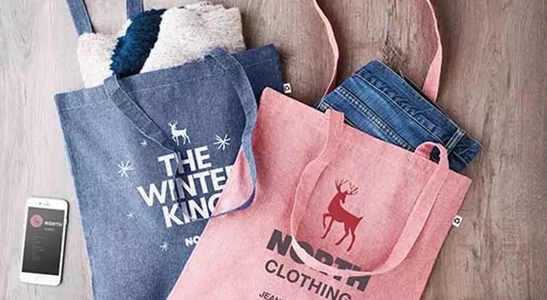shopper in cotone personalizzate economiche stampate con logo in sergirafia