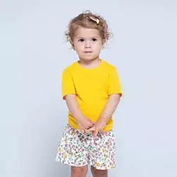 t-shirt bambini 3 12 anni diversi colori 100% cotone taglio regular vestibilità standard